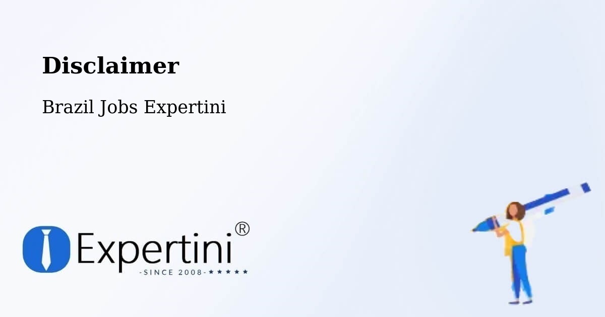 Disclaimer – Areado - Brazil Jobs Expertini
