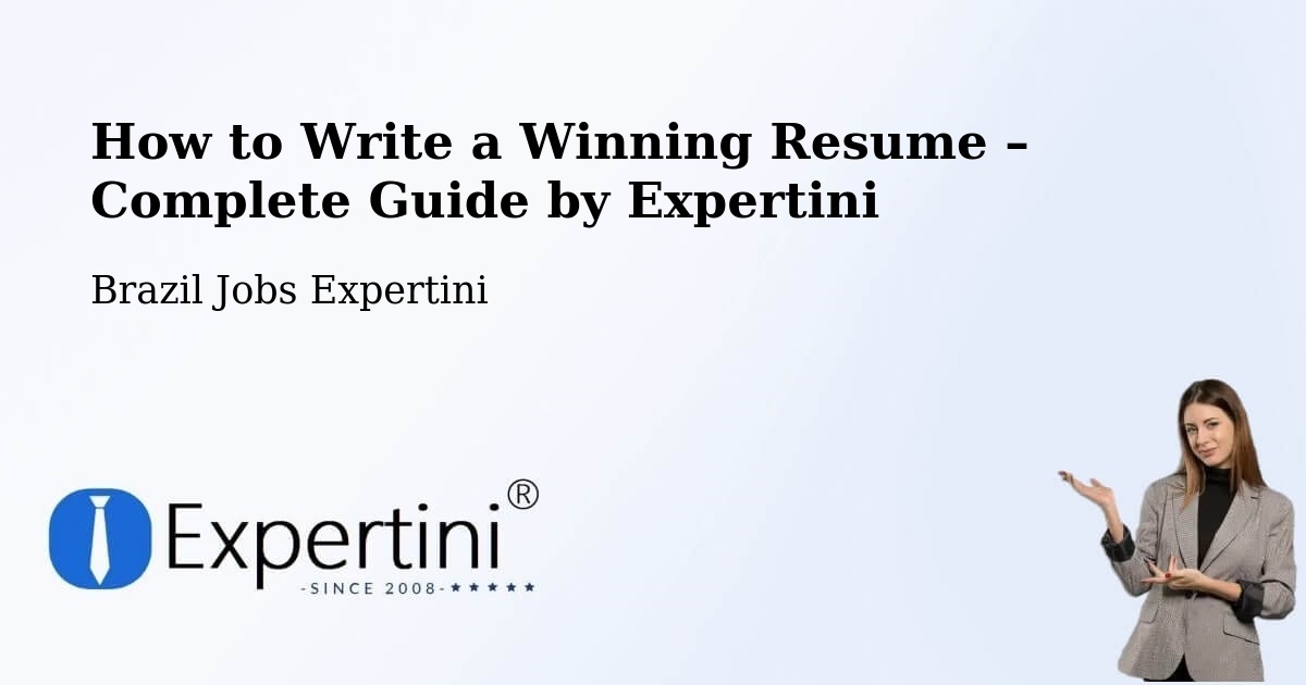 Resume Writing Guide for Job Seekers – Areado - Areado, Brazil Jobs Expertini